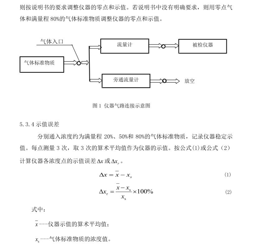 硫化氢气体报警器检定规程